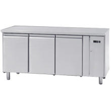 three doors refrigerator bench/refrigerated display counters/commercial refrigerator